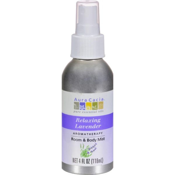 Aura Cacia Aromatherapy Mist Calming Lavender Harvest - 4 Fl Oz Online now