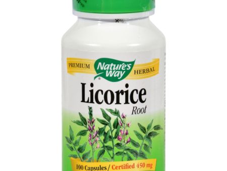 Nature s Way Licorice Root - 100 Capsules For Sale