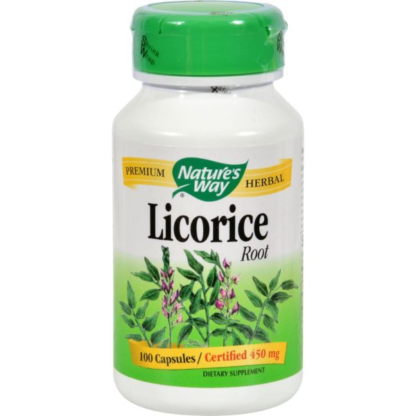 Nature s Way Licorice Root - 100 Capsules For Sale