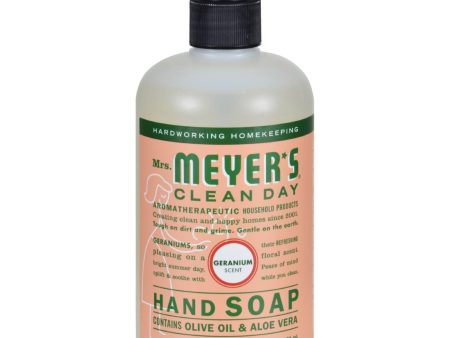 Mrs. Meyer s Liquid Hand Soap - Geranium - 12.5 Oz Fashion