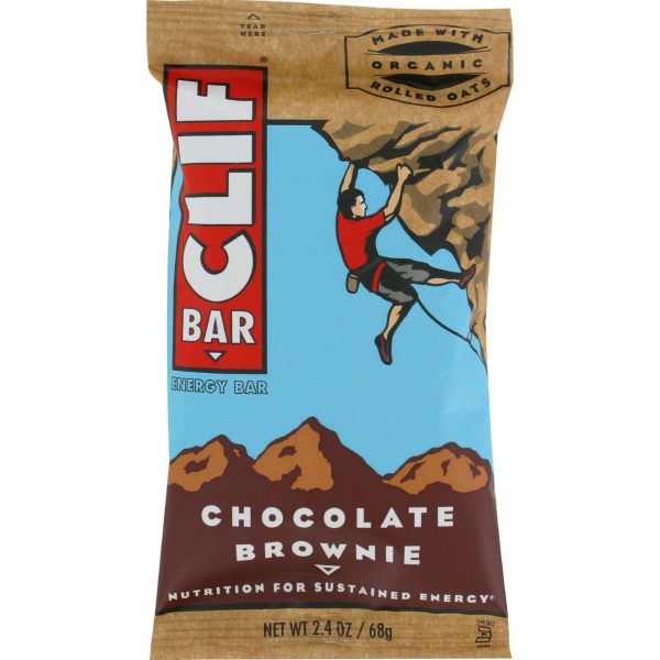 Clif Bar - Organic Chocolate Brownie - Case Of 12 - 2.4 Oz Supply