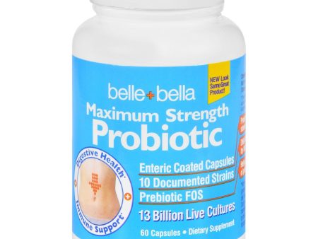 Belle And Bella Ultra 10 Probiotic - Maximum Strength - 60 Capsules For Cheap