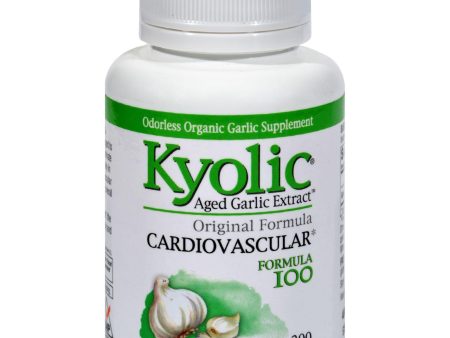 Kyolic Aged Garlic Extract Hi-po Cardiovascular Original Formula 100 - 200 Tablets Online now