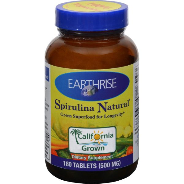 Earthrise Spirulina Natural - 500 Mg - 180 Tablets For Sale