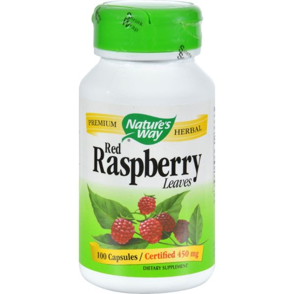 Nature s Way Red Raspberry Leaves - 100 Capsules on Sale