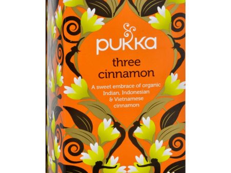 Pukka Herbal Teas Tea - Organic - Three Cinnamon - 20 Bags - Case Of 6 For Discount