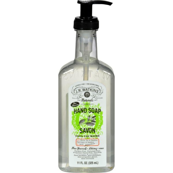 J.r. Watkins Liquid Hand Soap - White Tea And Bamboo - 11 Fl Oz Discount