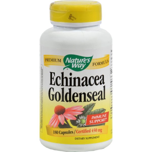 Nature s Way Echinacea Goldenseal - 180 Capsules Fashion