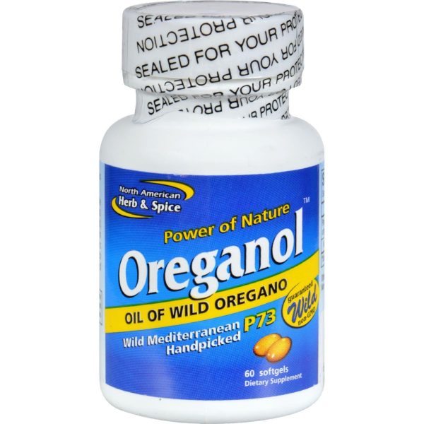 North American Herb And Spice Oreganol Oil Of Wild Oregano - 60 Gelatin Capsules For Cheap