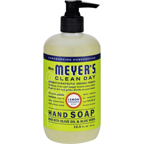 Mrs. Meyer s Liquid Hand Soap - Lemon Verbena - 12.5 Oz Online Sale