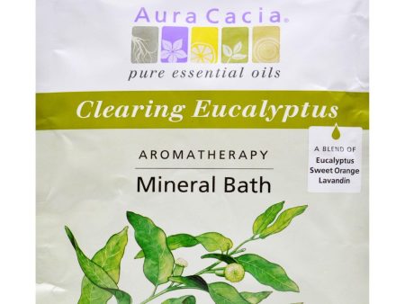 Aura Cacia Aromatherapy Mineral Bath Eucalyptus Harvest - 2.5 Oz - Case Of 6 Online now