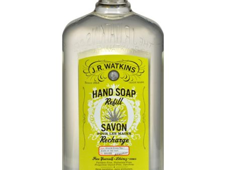 J.r. Watkins Liquid Hand Soap - Refill - Aloe And Green Tea - 24 Fl Oz Online