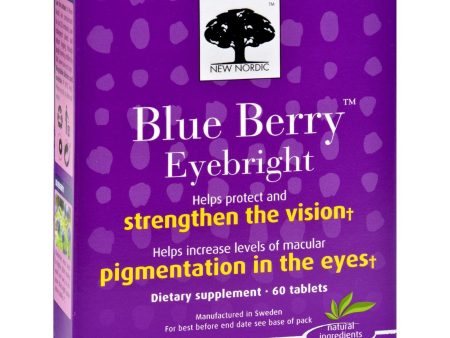 New Nordic Blue Berry Eyebright - 60 Tablets on Sale