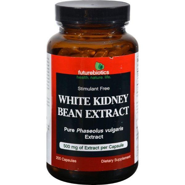 Futurebiotics White Kidney Bean Extract - 500 Mg - 200 Capsules Online Sale