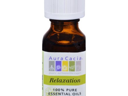 Aura Cacia Relaxation Essential Oil Blend - 0.5 Fl Oz Sale