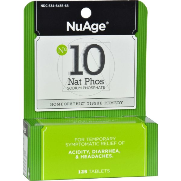 Hyland s Nuage No.10 Natrum Phos - 125 Tablets Hot on Sale