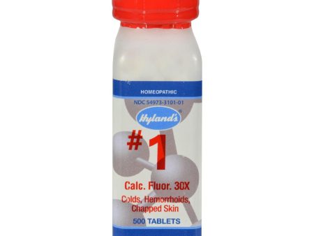 Hyland s Calc Fluor 30x - 500 Tablets Online Hot Sale