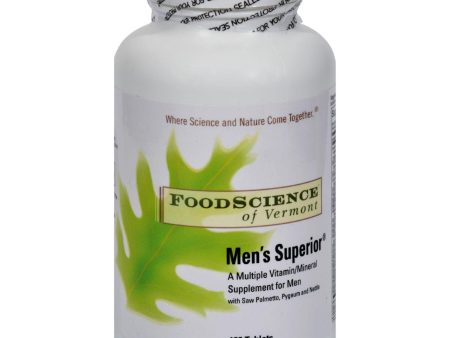 Foodscience Of Vermont Men s Superior - 120 Tablets Online Sale