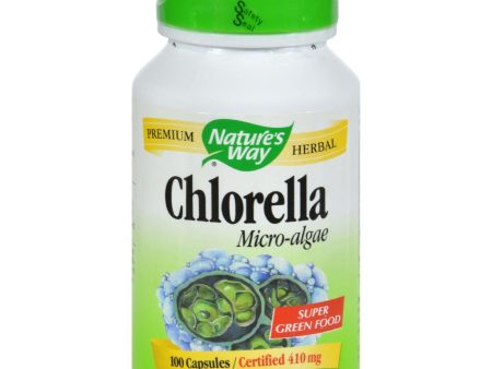 Nature s Way Chlorella Micro-algae - 100 Capsules For Discount