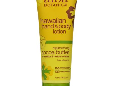 Alba Botanica Hawaiian Hand And Body Lotion Cocoa Butter - 7 Fl Oz Online Hot Sale