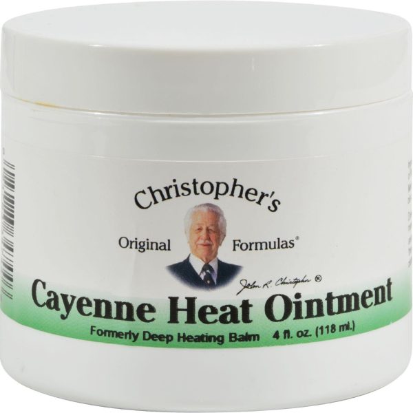 Dr. Christopher s Cayenne Heat Ointment - 4 Fl Oz For Discount