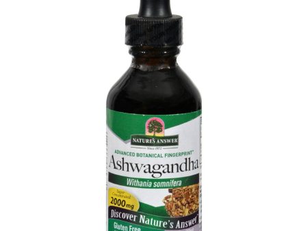 Nature s Answer Ashwagandha Root - 2 Fl Oz Fashion