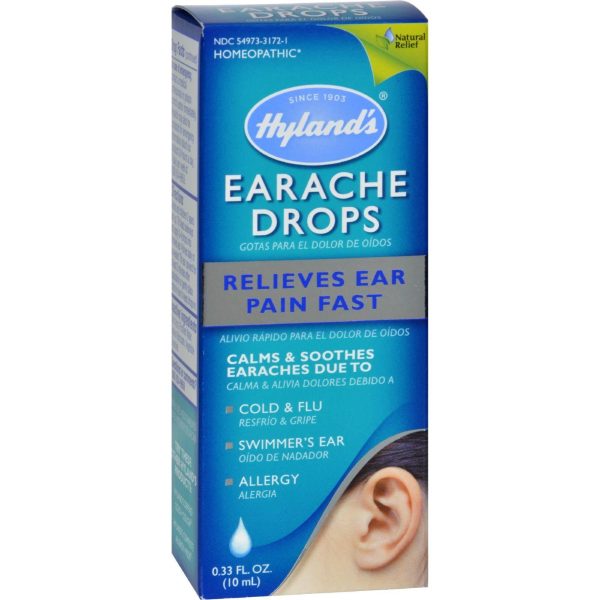 Hyland s Earache Drops - 0.33 Fl Oz Online Sale