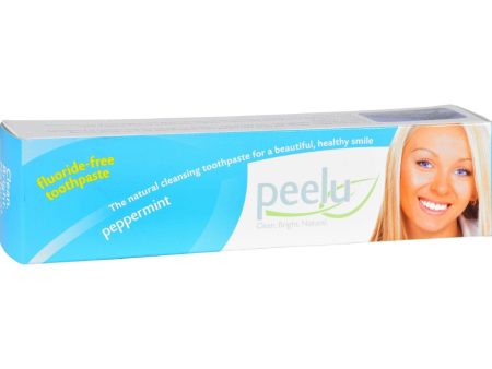 Peelu Toothpaste - Fluoride Free - Peppermint - 7 Oz Online now