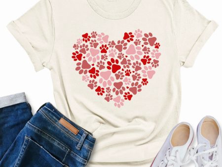 Paw Print Heart Online