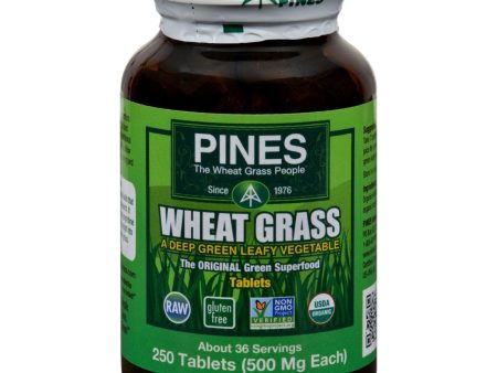 Pines International Wheat Grass - 500 Mg - 250 Tablets For Sale