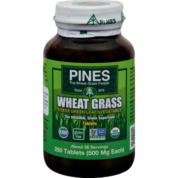 Pines International Wheat Grass - 500 Mg - 250 Tablets For Sale