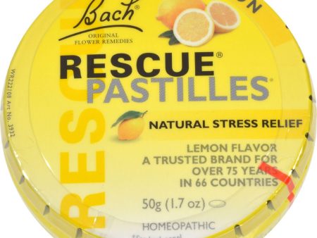 Bach Rescue Remedy Pastilles - Lemon - 50 Grm - Case Of 12 Fashion