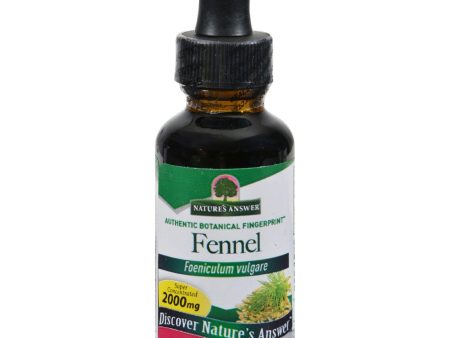 Nature s Answer Fennel Seed - 1 Fl Oz Online Sale