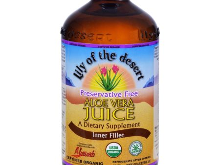 Lily Of The Desert Organic Aloe Vera Juice Inner Fillet - 32 Fl Oz Discount