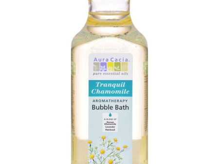 Aura Cacia Aromatherapy Bubble Bath Tranquil Chamomile - 13 Fl Oz Online now