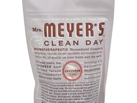 Mrs. Meyer s Automatic Dishwasher Packs - Lavender - Case Of 6 - 12.7 Oz Cheap