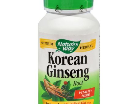 Nature s Way Korean Ginseng Root - 50 Capsules Online now