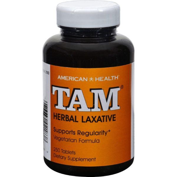 American Health Tam Herbal Laxative - 250 Tablets Fashion