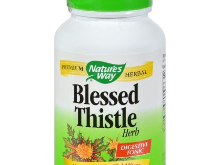 Nature s Way Blessed Thistle Herb - 100 Capsules Hot on Sale