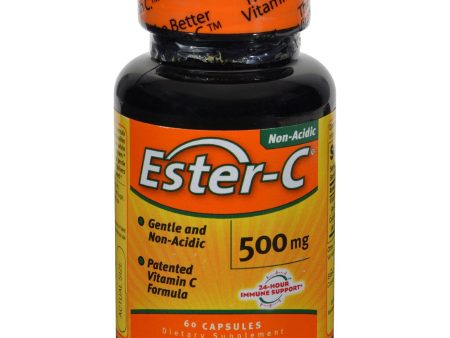 American Health Ester-c - 500 Mg - 60 Capsules Fashion