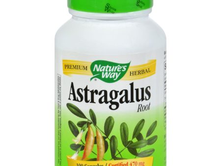 Nature s Way Astragalus Root - 470 Mg - 100 Capsules Hot on Sale