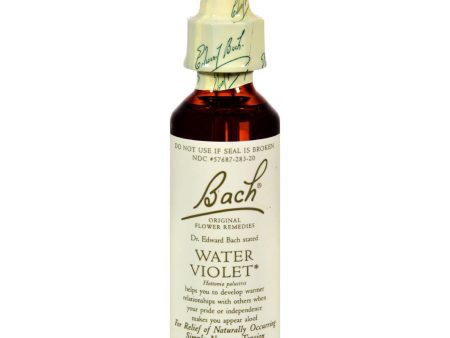 Bach Flower Remedies Essence Water Violet - 0.7 Fl Oz Supply