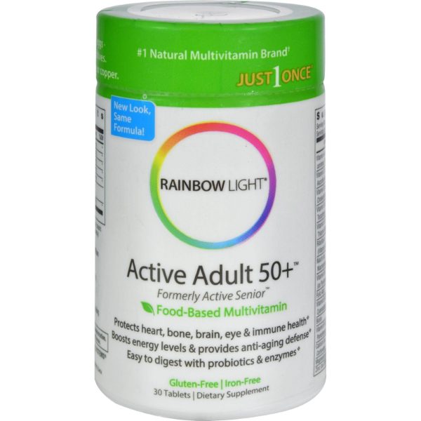 Rainbow Light Active Senior Multivitamin - 30 Tablets Supply