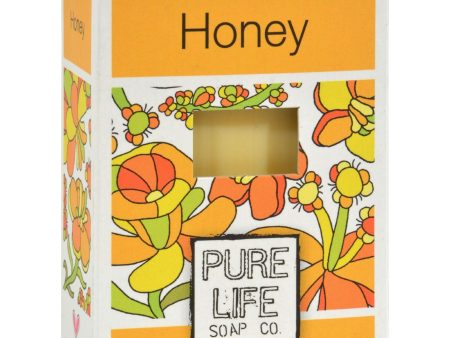 Pure Life Soap Honey - 4.4 Oz For Sale