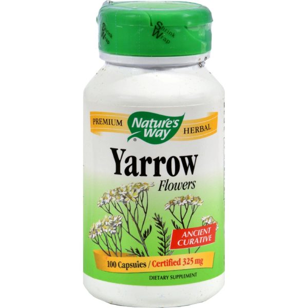 Nature s Way Yarrow Flower - 325 Mg - 100 Capsules Discount