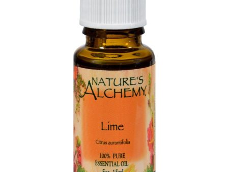 Nature s Alchemy Lime Essential Oil - .5 Oz on Sale