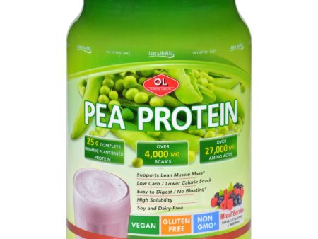 Olympian Labs Pea Protein - Mixed Berries - 20 Servings - 29 Oz Discount