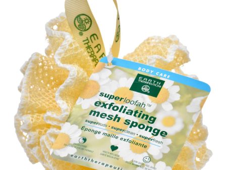 Earth Therapeutics Loofah - Super - Exfoliating - Mesh Sponge - 1 Count Cheap