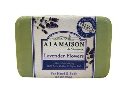 A La Maison Bar Soap Lavender Flowers - 8.8 Oz Online Sale