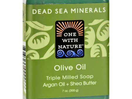 One With Nature Dead Sea Mineral Olive Oil Soap - 7 Oz For Discount